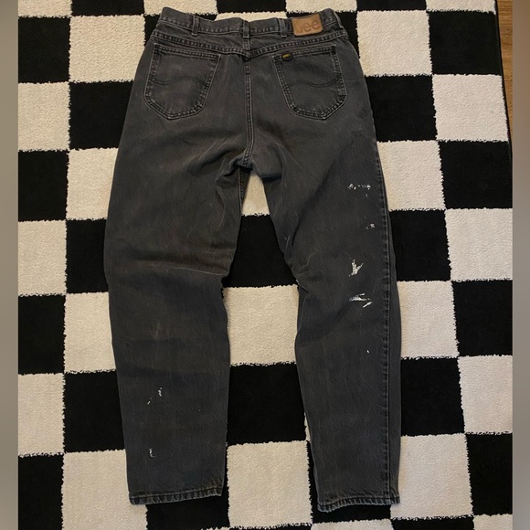 Vintage Lee Painted Jeans 36x34 - Picture 5 of 6
